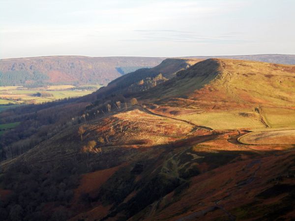 View East from beacon on Cringle Moor